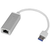 StarTech USB 3.0 NETWORK ADAPTER-Sidabrinis/ALUMINUM DESIGN Sidabrinis FINISH kaina