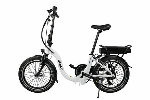 Sulankstomas elektrinis dviratis Blaupunkt Emmi, 20", baltas