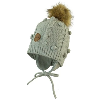 Huppa Megzta kepurė vaikams MACY, light gray
