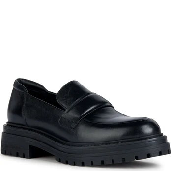 Loaferiai moterims, Juoda, Iridea loafers