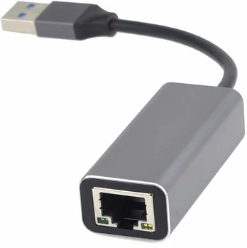 Ostatní Adapteris USB3.0 -> LAN RJ45 ETHERNET 10/100/1000 MBIT Aliuminio