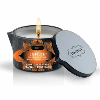 KamaSutra Ignite masažo žvakė, mangų kvapo, 170 g