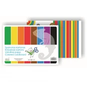 Kartonas SMLT, A4, 190 g, spalvotas, vienpusis, (8)