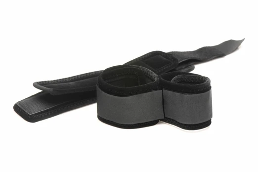 XR Brands Bound Wrist and Ankle Cuffs Black Adjustable Soft Velvet