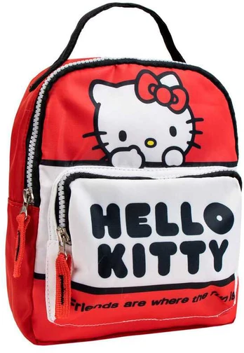 Mokyklinis krepšys Hello Kitty Raudona