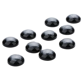Derva kabochonai, Black(30pcs)
