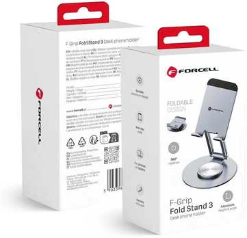 Forcell F-GRIP Fold Stand 3 360 desk holder pilkas