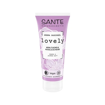 Dušo gelis su rožėmis ir jazminais LOVELY 200 ml