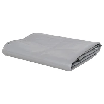 Tentas, pilkos spalvos, 4x4m, 650g/m²