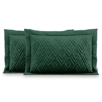 AmeliaHome CUS/AH/OPHELIA/BOTTLEGREEN/50x70*2