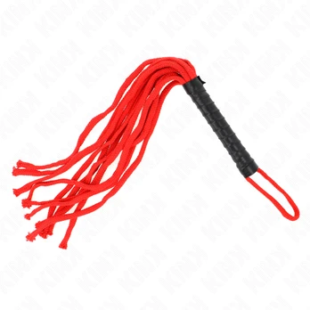 KINK IMPACT & TOUCH KINK - ROJO ROPE WHIP 56 CM
