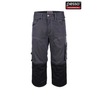 Kelnės Stretch 3/4 tamsiai pilka C44, Pesso