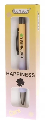 Daugkartinis rašiklis "happiness" su dėklu