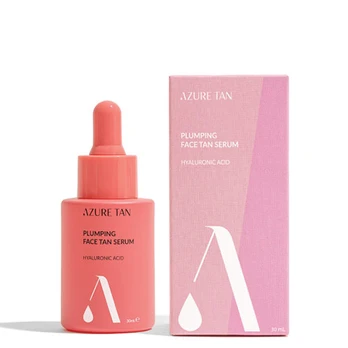 Putlinantis savaiminio įdegio serumas veidui AZURE TAN FACE PLUMPING TAN SERUM, 30 ml