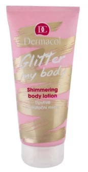 Blizgantis kūno losjonas Dermacol Glitter My Body 200 ml kaina