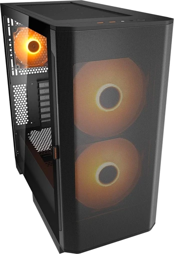 Cougar Midi Tower Case, Airface FLO, ARGB, Black