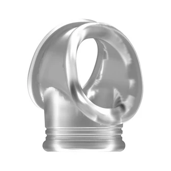 Sono No.48 - Cockring with Ball Strap - Translucent