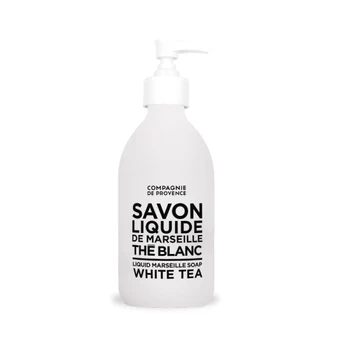 Compagnie de Provence White Tea Liquid Marseille Soap Skystas muilas, 300ml