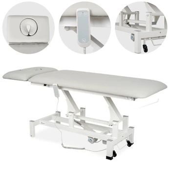Elektrinis masažo procedūrų stalas Fortis 2 ERGO light grey