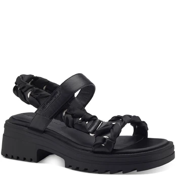 Basutės moterims, Juoda, SANDALS