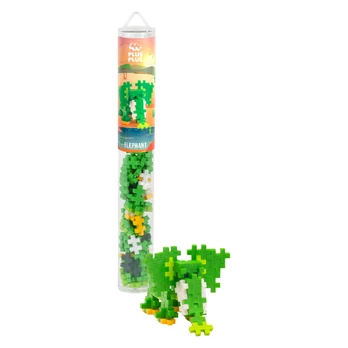 Plus Plus - Elephant / 100 pcs Tube - (4323)