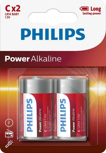 Philips LR14 C Power baterijos 2 vnt.