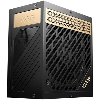 MSI MEG AI1300P PCIE5 maitinimo blokas 1300 W 24-pin ATX ATX Juoda