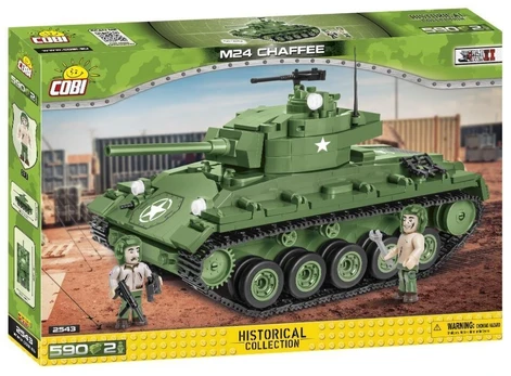 Konstruktorius Cobi Historical Collection M24 Chaffee, plastikas