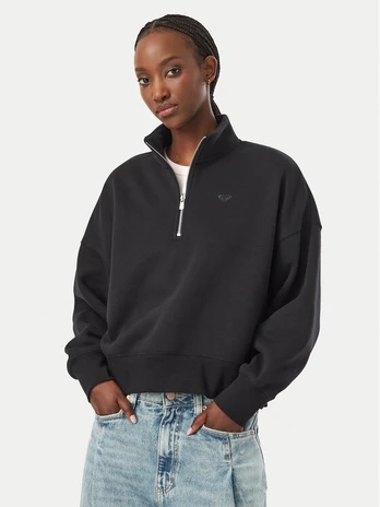 Roxy Džemperis Everfree ERJFT05137 Juoda Regular Fit