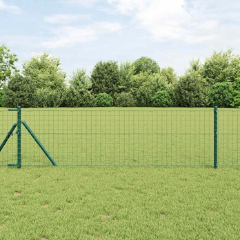 Tvorelių stulpai 2 pcs Žalia 120 cm