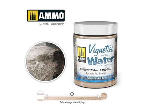 AMMO by MIG Jimenez AMMO MIG - Akrilinis vanduo WILD RIVER WATERS, 100ml, 2243