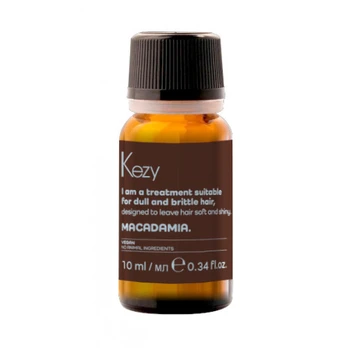 Kezy Macadamia Hair Oil Maitinantis aliejus plaukams, 10ml