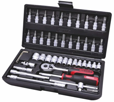 Galvučių komplektas 1/4" 48-vnt CLASSIC, KS Tools