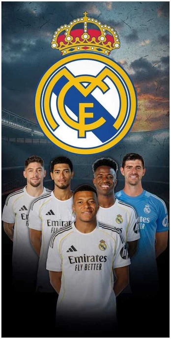 Real Madrid microfibre beach towel