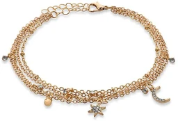Troli Decent auksinis plated leg chain kaina