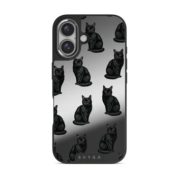 Salem - iPhone 16 Case, Elite Mirror Dark (MagSafe) / Silver