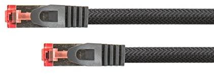 Python RNS Patchkabel Cat.6 S/FTP PiMF PVC 250MHz OFC 0,5m juodas