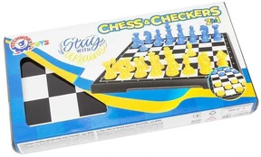 Stalo žaidimas Technok Chess & Checkers 9055 kaina