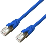 MicroConnect CAT6A S/FTP 10m Mėlyna LSZH kaina