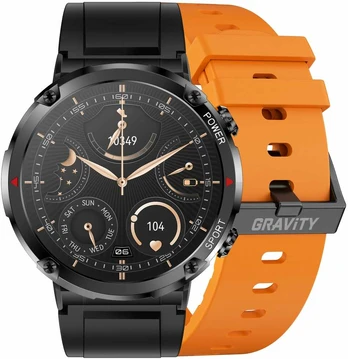 Išmanusis laikrodis MĘSKI GRAVITY GT21-2 - BLUETOOTH CALL, DODATKOWY PASEK (sg025b)