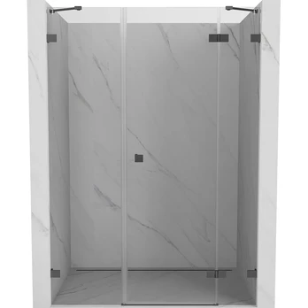 Dušo durys Mexen Lunar Right, 125 cm x 200 cm, pilka