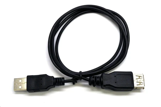 Kabelis USB C-Tech USB-A - USB-A 3 m Juodas (CB-USB2AA-3-B)