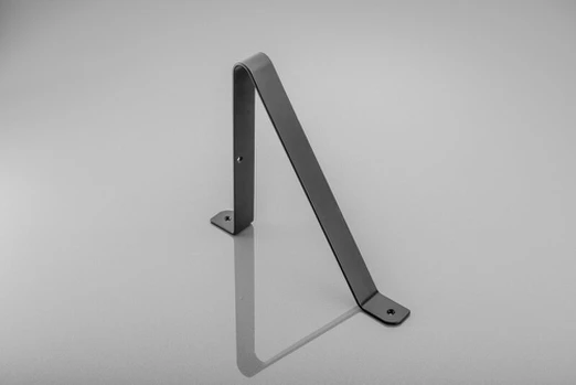Shelf support GALA, 25x22 cm, juodas mat