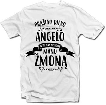 Marškinėliai "Mano žmona - Angelas"