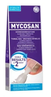 MYCOSAN, 5 ml + dildės nagams, 10 vnt.