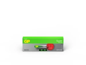 GP Battery GP Super Alkaline Baterija, Size AAA, LR03, 1.5V, 12-pack
