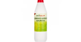 Giluminis akrilinis gruntas EKOCOLOR, 1 l kaina