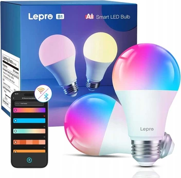 Teckin Lepro B1 AI Smart Bulb E27 (2vnt.)