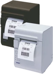 Spausdintuvas Epson TM-L90LF, 8 dots/mm (203 dpi), linerless, USB, RS232, juodas