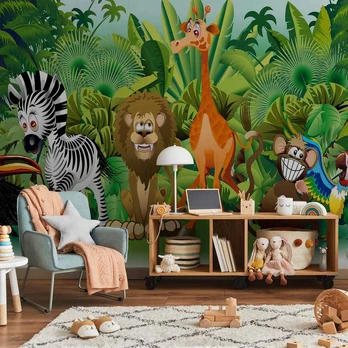 Artgeist Fototapetas - Jungle Animals